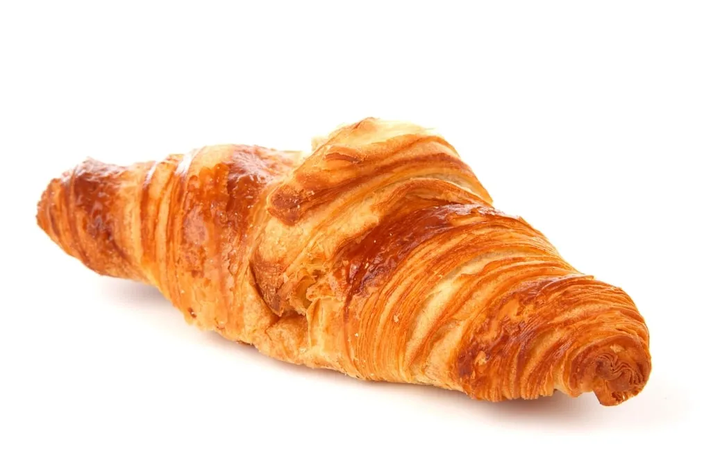 Un croissant doré pur beurre
